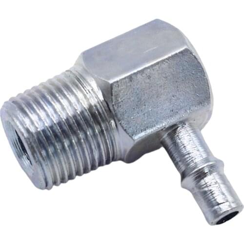 90 Degree Intake Manifold Vacuum Fitting 3/8" NPT to 1/4" Barb Nipple Replacement Replace 4535Z