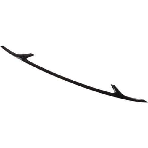 ABS Black Carbon Fiber Pattern Front Lower Trim For 2019 Hyundai Lafesta