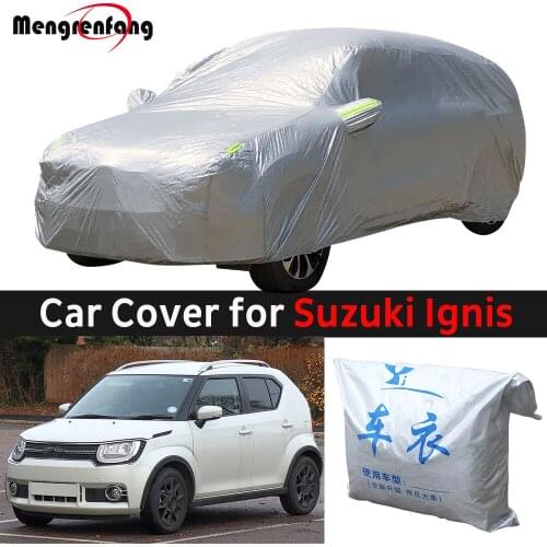For Suzuki Ignis Subaru Justy Car Cover Outdoor Sun Rain Snow Ice Scratch Protection Anti-UV Dust Proof Auto Cover