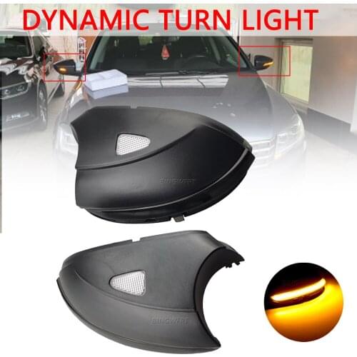 Side Wing Rearview Mirror Indicator Blinker Repeater Dynamic Turn Signal Light For VW Passat B7 CC Scirocco Jetta MK6 EOS