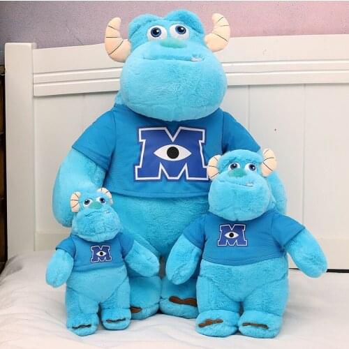 Large Size Blue Haired Monsters Sullivan Kawaii Plush Toys Cartoon Comic Anime Model Doll Stuffed Toy Gift For Children