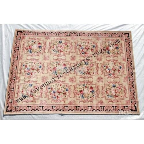 Savonnerie carpets rugs 90 lines hand-knotted Palace ecbdsav 011