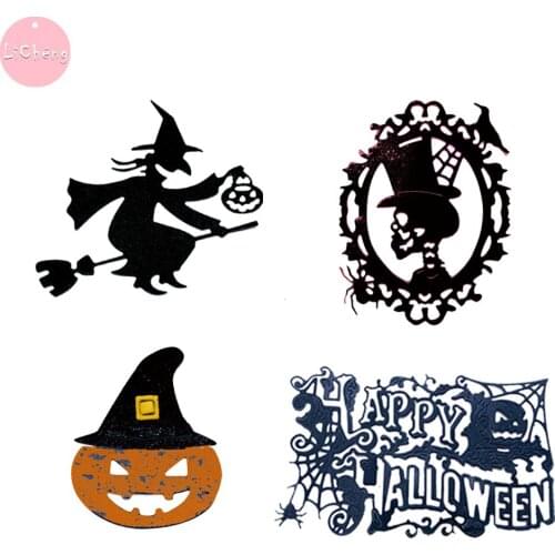 Halloween Metal Cutting Dies Scrapbooking Photo Album Card Making Embossing Folder Craft Stencil Stamps and Slimline Dies 2020
