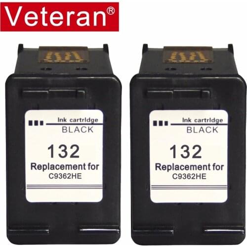 Veteran Refill ink cartridge 132 136 Replacement for hp132 hp136 for hp hotosmart 2573 C3183 1513 Officejet 6213 PSC1513 printer