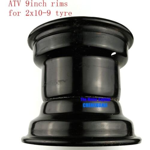 High Reputation Size 9 Inchwheel Hub ATV Accessories 20X10-9 Inch Iron Wheel Rim for Cross Country Motorcycle Go-kart ATV