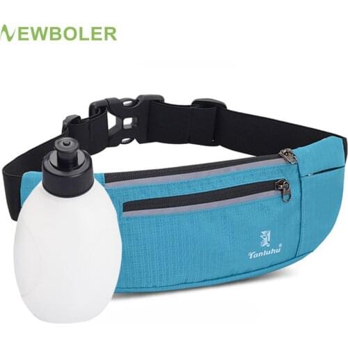 Professional Running Pack Phone anti-theft Bag Waterproof Belt Running Belt waist Bags Men Women Gym Outdoor With Water Bottle