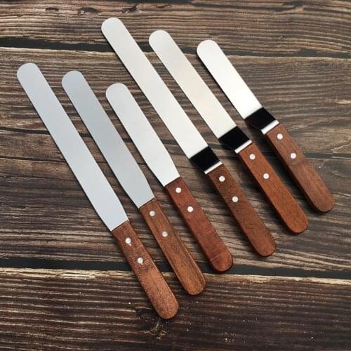 6/8/10 Inch Cake Cream Knife Spatula Stainless Steel Scraper For DIY Cake Smoother Icing Frosting Spreader Pastry Cake Tool