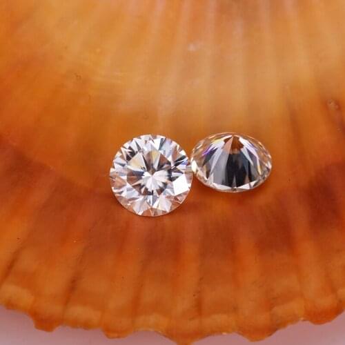 Synthetic white beads 3ct weight E/F 9mm jewelry stones moissanite for jewerly making