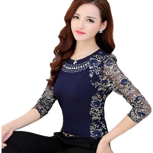 SURETIMES Lace Blouses