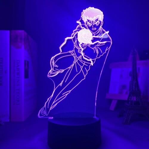 Yu Yu Hakusho Yusuke Urameshi Led Night Light for Bedroom Decor Gift Colorful Nightlight Anime 3d Lamp Yu Yu Hakusho