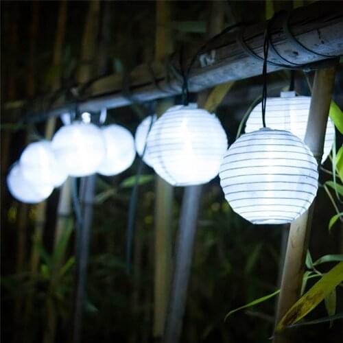 Solar led light outdoor Mini Lanterns String Lights 5-12M Garden Festoon Solar Powered Lamps Cold White Christmas Lights Outdoor