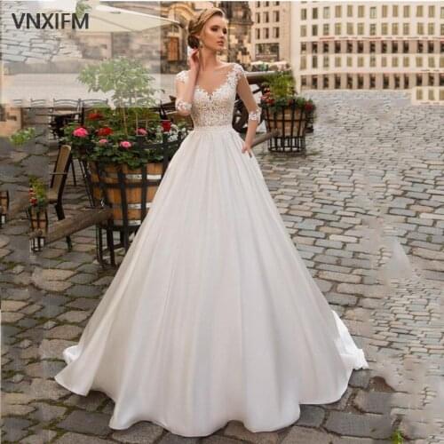 VNXIFM Long Wedding Dresses