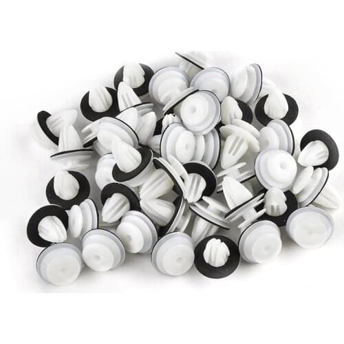 100Pcs Door Panel Clips Bumper Clips Interior Retainer Fender Liner Screw Rivet Auto Fastener Clip Accessory