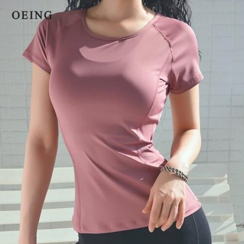 Womens Mesh Yoga T-shirts Dry Quick Breathable Gym Shirts Blouse Fitness Running Short Sleeve Tops Workout Training Sports Tee