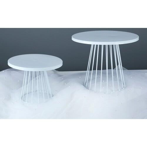 1pcs 20cm/25cm Gold/ White/ Pink / Blue/Black Beautiful Design Perfect cake stand for Weddings Tea Parties