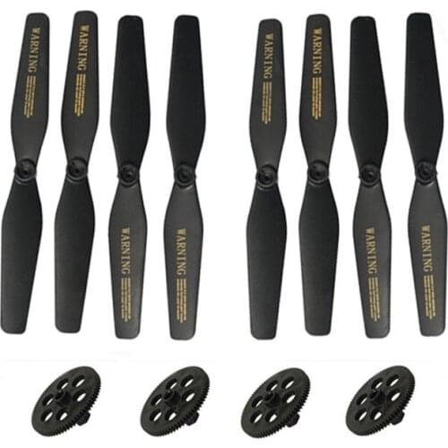 12PCS XS809S Spare Part Propeller Main Gear Spare Part Set For VISUO XS809S RC Quadcopter Drone Blade Propeller Gear XS809S Part