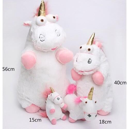 15cm 18cm 40cm 56cm Fluffy Unicorn Plush Toy Animal Unicorn Soft Stuffed Plush Dolls Juguetes de Peluches Bebe