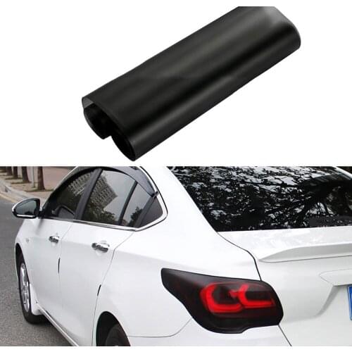 30*100cm Matt Black Automobiles Car Light Headlight Taillight Tint Vinyl Film Sticker Sheet Fog Light Rear Lamp Matt Smoke Film