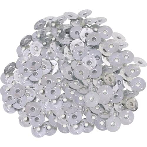 500pcs Metal Candle Wick Tea Lights Votive Candle Wicks Self Centering Sustainers Tabs Base for Candle Making 12.5x3mm