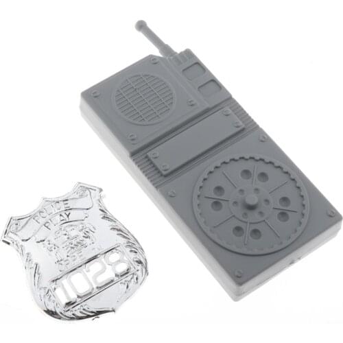 7pcs Police Role Play Set - Kids Policeman Officer Cosplay Fancy Dress Toy