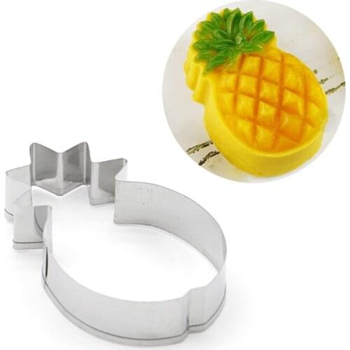 Fruit Pineapple Cookie Cutter Stainless Steel Cutters Mold DIY Fondant Pastry Biscuit Baking Mould