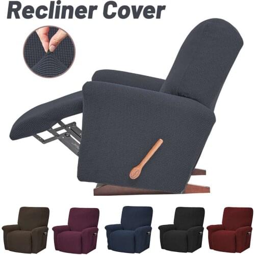 Recliner Chair Covers Waterproof Slipcovers Four-piece Full Coverage Elastic Armchair Cover Thickened Sofa Couch Protector Cover