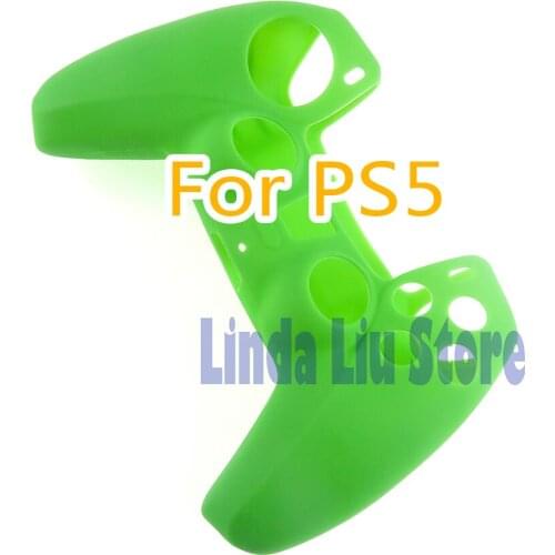 15pcs Handle Silicone Gel Rubber Case for PS5 Dustproof Skin Protective Cover Anti-Slip for S-ony PlayStation PS5 Controller