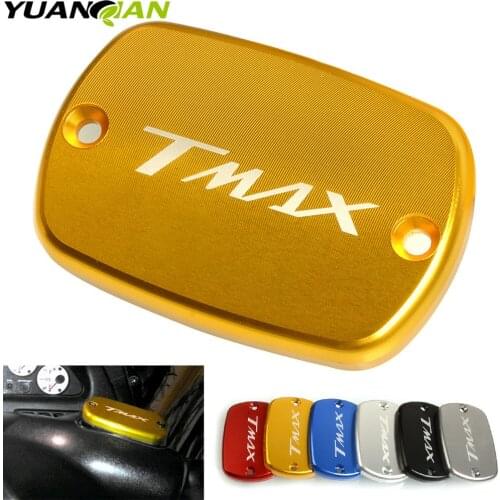 CNC Motorcycle front Brake Fluid Reservoir Tank Cap Cover For Yamaha Tmax 500 2008-2011 tmax 530 2012-2018 t max 530 500 Tmax530