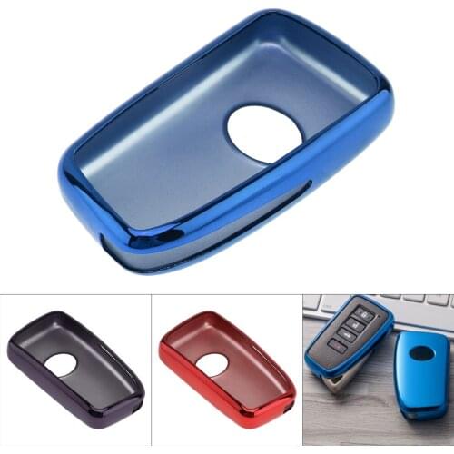 1 PCS TPU Straight Plate Car Key Shell Protector Holder 2 Colors Fit for Lexus NX GS RX IS ES GX LX RC 200 250 350 LS 450H 300H