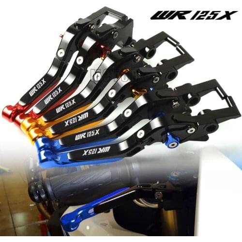 Motor For Yamaha WR125X 2012 2013 2014 2015 2016 Motorcycle CNC Brake Clutch Levers Adjustable Folding Extendable WR 125X 125 X