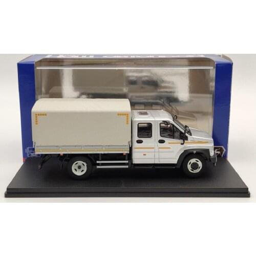 1:43 HAW ABTONPOM GAZ C41R31 ГАЗ H231 Russia Truck Silver Diecast Models Car