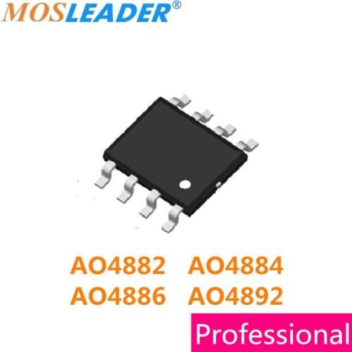 Mosleader 100pcs 1000PCS SOP8 AO4882 AO4884 AO4886 AO4892 N-Channel 4882 4884 4886 4892 Mosfets Made in China High quality