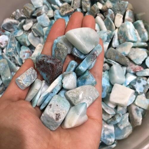 Natural Amazon Powder Crystal Gravel Rock Raw Gem stone Mineral Fish Tank Bonsai Decoration Energy Stone
