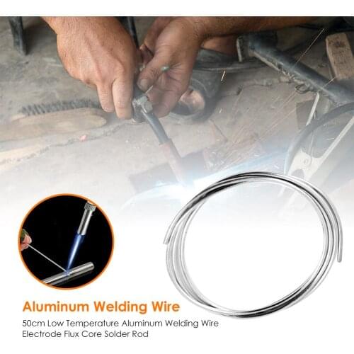 50cm Low Temperature Aluminum Welding Wire Electrode Flux Core Solder Rod Diameter 0.8mm/1.2mm/2.0mm Three types Available