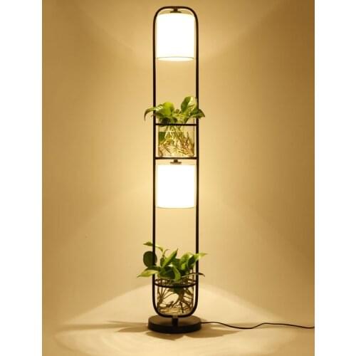New Chinese living room floor lamp creative hydroponic plant lamp hotel club restaurant wall lamp Nordic simplicity CL50909