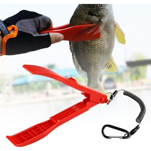 Fish Gripper Non-slip Multifunctional Fishing Plier Grip Hand Controller Fish Control Tongs With Missed Rope For Fishing Lovers