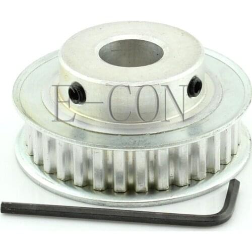 1pcs XL Type XL32T Aluminum Timing Belt Pulley 32Teeth 5mm/6mm/8mm/10mm/12mm/14mm/15mm/16mm/18mm/19mm Bore for Stepper Motor