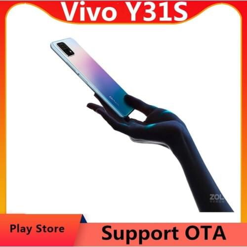 DHL Fast Delivery Vivo Y31S 5G Cell Phone 6.58" 90HZ 13.0MP Fingerprint Face ID 18W Charger 5000mAh Snapdragon 480 Android 11.0