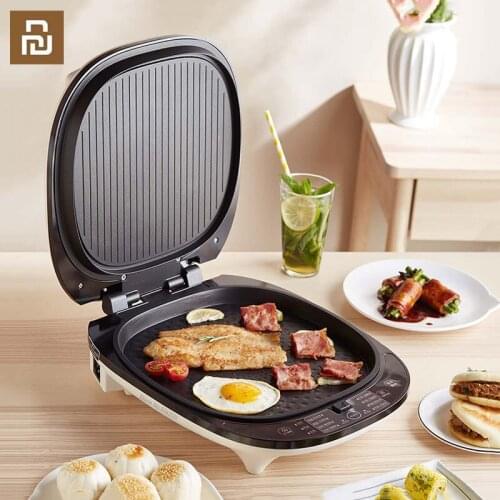 LIREN Smart Detachable Electric Baking Pan Flat Bread Pizza Maker Barbecue Machine Bakeware Double-sided Heating Pancake Machine