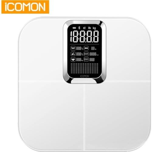 Large Size Luxury Bathroom Scale Premium Smart Body Fat Floor Scale Human Weight Scale With Smartphone App 19 Physical Data Gift