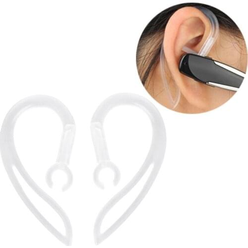 10mm Bluetooth Earphones Transparent Soft Silicone Ear Hook Loop Clip Headset
