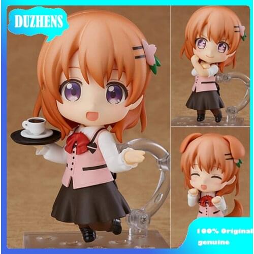 100% Original genuine Is the order a rabbit? Hoto Kokoa Q version figma PVC Action Figure Anime Figure Model Toys Doll Gift