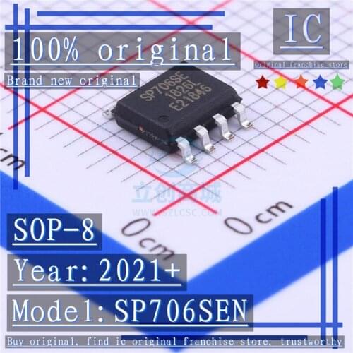 2021+ 100% Brand new original 5PCS-20PCS SP706SEN SOP-8 MCU monitoring chip Microprocessor