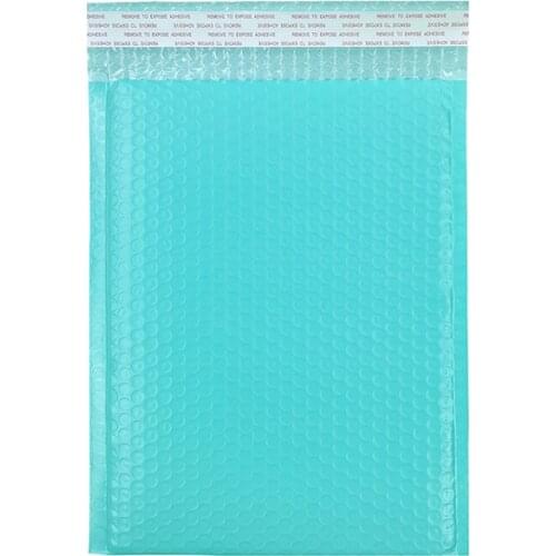 50Pcs Wholesale Bubble Envelope Blue Plastic Padded Bubble Bags Self Seal Adhesive Bubble Mailer Postal Shipping Mailing Bags