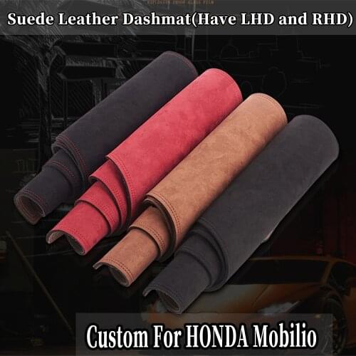Accessories Car-styling Suede Leather Dashmat Dashboard Cover Dash Mat Carpet Custom For HONDA Mobilio spike GK1 2001 2004 2008