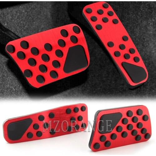 Car Anti-skip Gas Fuel Brake Accelerator Pedal Cover For Dodge Challenger Charger Chrysler 300 2009-2019 Decoration Accessory