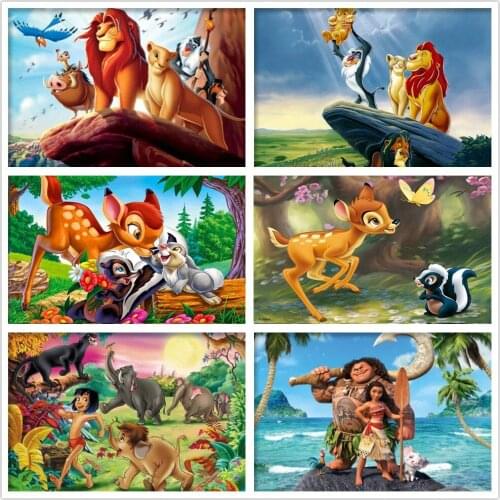 Disney Lion King Diamond Painting Childrens Room Wall Art Mosaic Cross Stitch Kit Diamond Embroidery Home Decor Gift