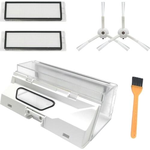 Dust Box Suitable for Xiaomi Mi Robot 2st Roborock S55 S51 S50 Vacuum Cleaner Parts Hepa Filter Replacement spare accessories