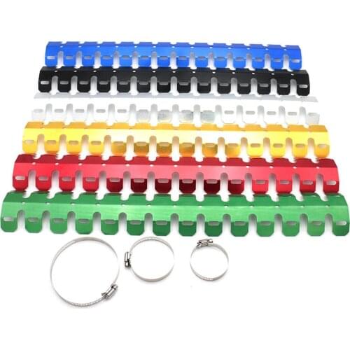 Motorcycle Exhaust Muffler Pipe Heat Shield Cover Guard For Honda Yamaha Kawasaki BMW Cafe Racer Old School Scooter Offroad