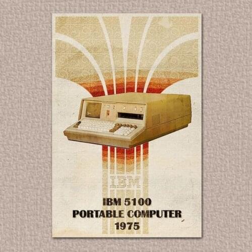 IBM 5100 Computer Tin Sign Metal Sign Metal Poster Metal Decor Metal Painting Wall Sticker Wall Sign Wall Decor